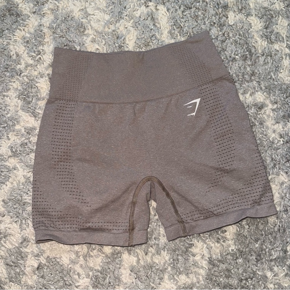 Gymshark Women's Taupe Athletic Shorts